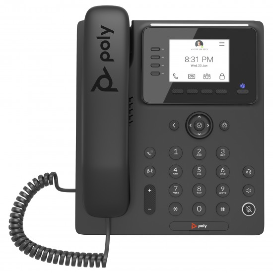HP Poly CCX 350 Business Media Phone for Microsoft Teams and PoE-enabled IP phone HP Poly CCX 350 Business Media Phone for Microsoft Teams and PoE-enabled IP phone