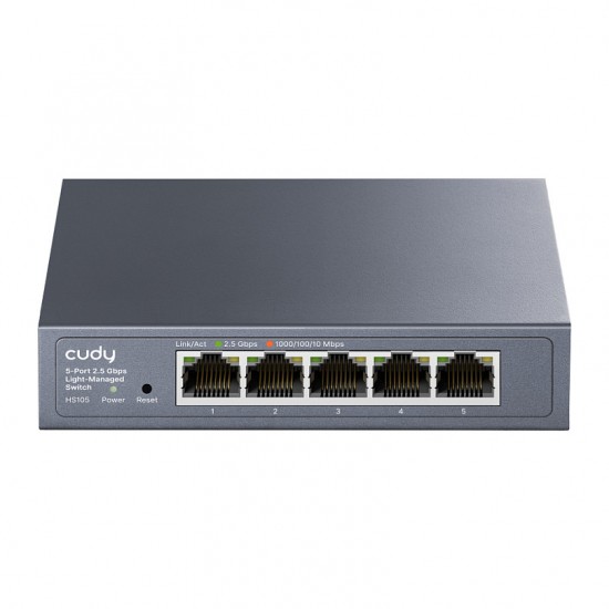 Cudy 5-Port 2.5G Easy-Managed Switch, HS105 3.0