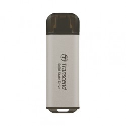 TRANSCEND ESD300S 512GB External SSD USB 10Gbps Type C Silver