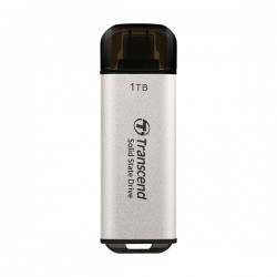 TRANSCEND ESD300S 1TB External SSD USB 10Gbps Type C Silver