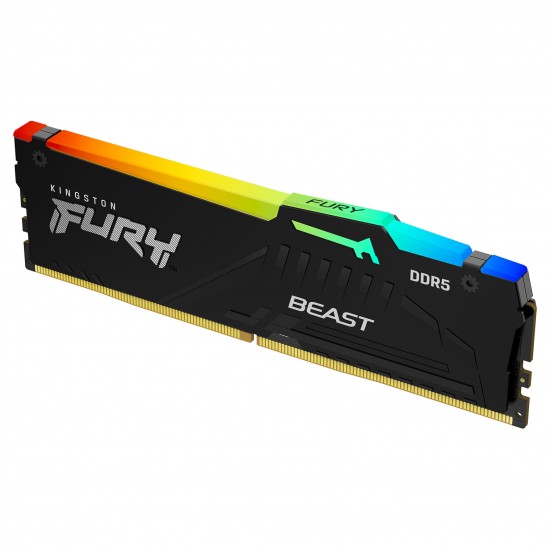 KINGSTON 16GB 5600MHz DDR5 CL40 DIMM FURY Beast RGB