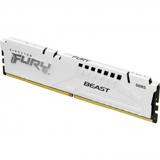KINGSTON FURY Beast 16GB DIMM DDR5 5200MT/s DDR5 CL40 White XMP