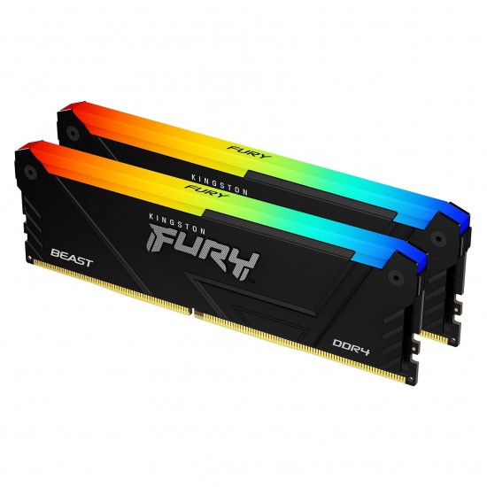 KINGSTON 32GB 3200MT/s DDR4 CL16 DIMM Kit of 2 FURY Beast RGB