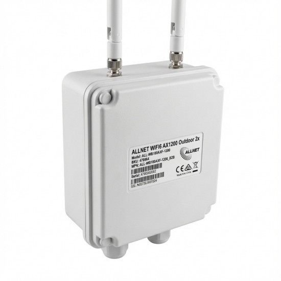 ALLNET WIFI6 AX1200 Outdoor 2x ALL-WB100AXF-1200