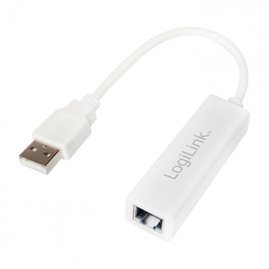 USB LogiLink USB2.0 -> RJ45 100Mbit weiß