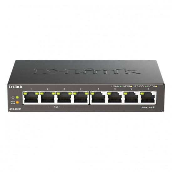 D-Link DGS-1008P/E network switch D-Link DGS-1008P/E network switch