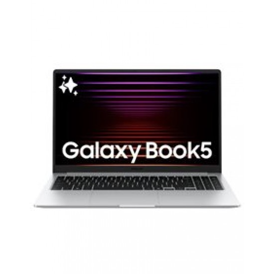 Samsung Galaxy Book5, Ultra 7 255U/15.6 FHD IPS/16GB/512GB SSD/Webcam/Win11 Home, US, Silver