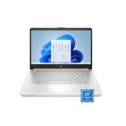 HP 14-dq3015dx, Celeron N4500/14 HD/4GB/64GB eMMC/Webcam/Win11 Home S, Pale Rose Gold