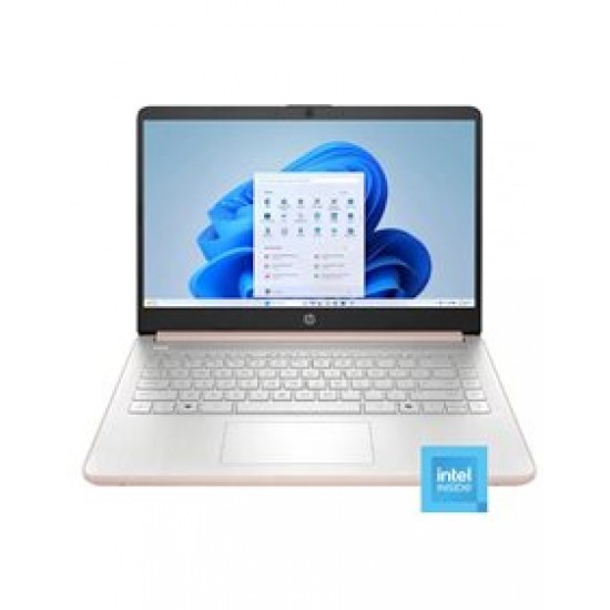 HP 14-dq6015dx, N150/14 HD/4GB/128GB UFS/Webcam/Win11 Home S, Pale Rose Gold