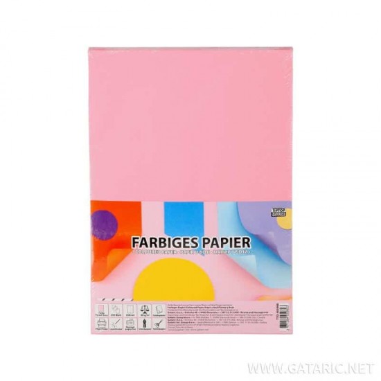 TTO COLOR PAPER A4 80GR 250SH. 405980 PASTEL PINK TTO COLOR PAPER A4 80GR 250SH. 405980 PASTEL PINK
