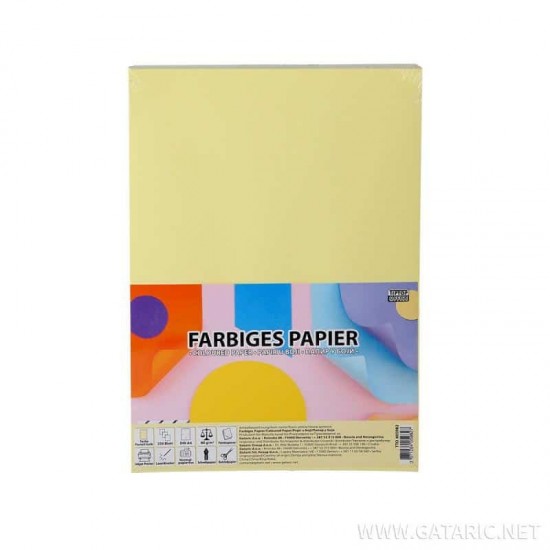 TTO COLOR PAPER A4 80GR 250SH. PASTEL YELLOW 405982 TTO COLOR PAPER A4 80GR 250SH. PASTEL YELLOW 405982
