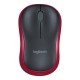 LOGITECH MOUSE WIRELESS M185 BLACK/RED ( 910-002237 )