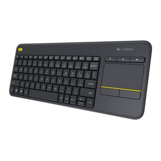 LOGITECH KEYBOARD WIRELESS TOUCH K400 US BLACK (920-007145) LOGITECH KEYBOARD WIRELESS TOUCH K400 US BLACK (920-007145)