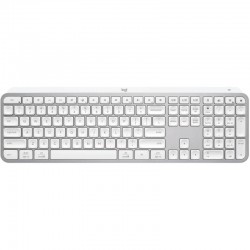 Logitech MX Keys S Bluetooth Illuminated Keyboard Pale Grey (920-011588) US