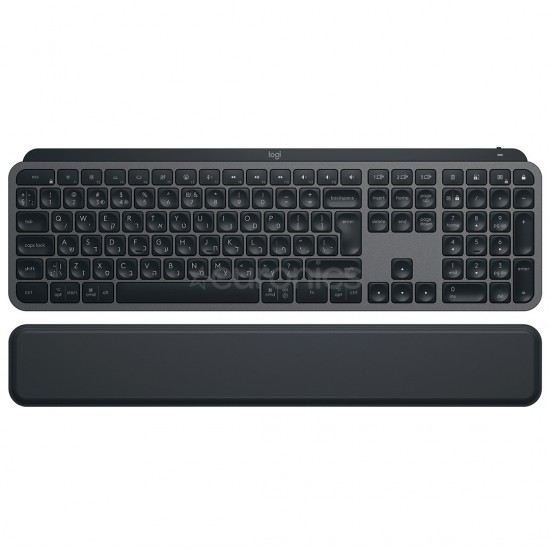 Logitech Keyboard MX Keys S Plus Graphite+Palm Rest Black US (920-011589)