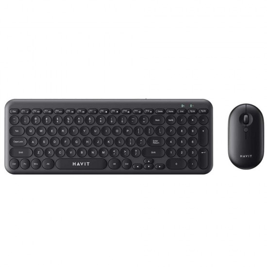HAVIT WIRELESS US SLIM KEYBOARD & MOUSE COMBO KB254GCM BLACK HAVIT WIRELESS US SLIM KEYBOARD & MOUSE COMBO KB254GCM BLACK