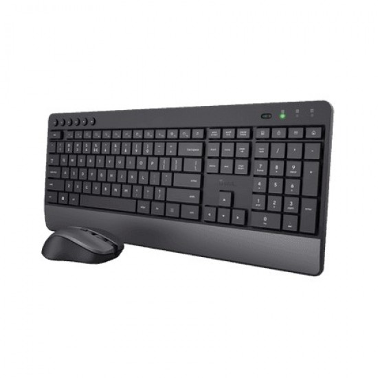 TRUST WIRELESS KEYBOARD &amp; MOUSE TREZO GR BLACK 24918