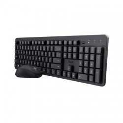 TRUST WIRELESS SILENT KEYBOARD &amp; MOUSE ODY II GR BLACK 25364