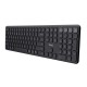 TRUST MULTIDEVICE WIRELESS &amp; BLUETOOTH KEYBOARD WITH SLIM KEYS US BLACK 25511