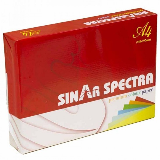 SINAR SPECTRA PAPER A4 80GR RED DARK N.4151 SINAR SPECTRA PAPER A4 80GR RED DARK N.4151