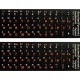 RUSSIAN STICKERS FOR KEYBOARD QWERTY